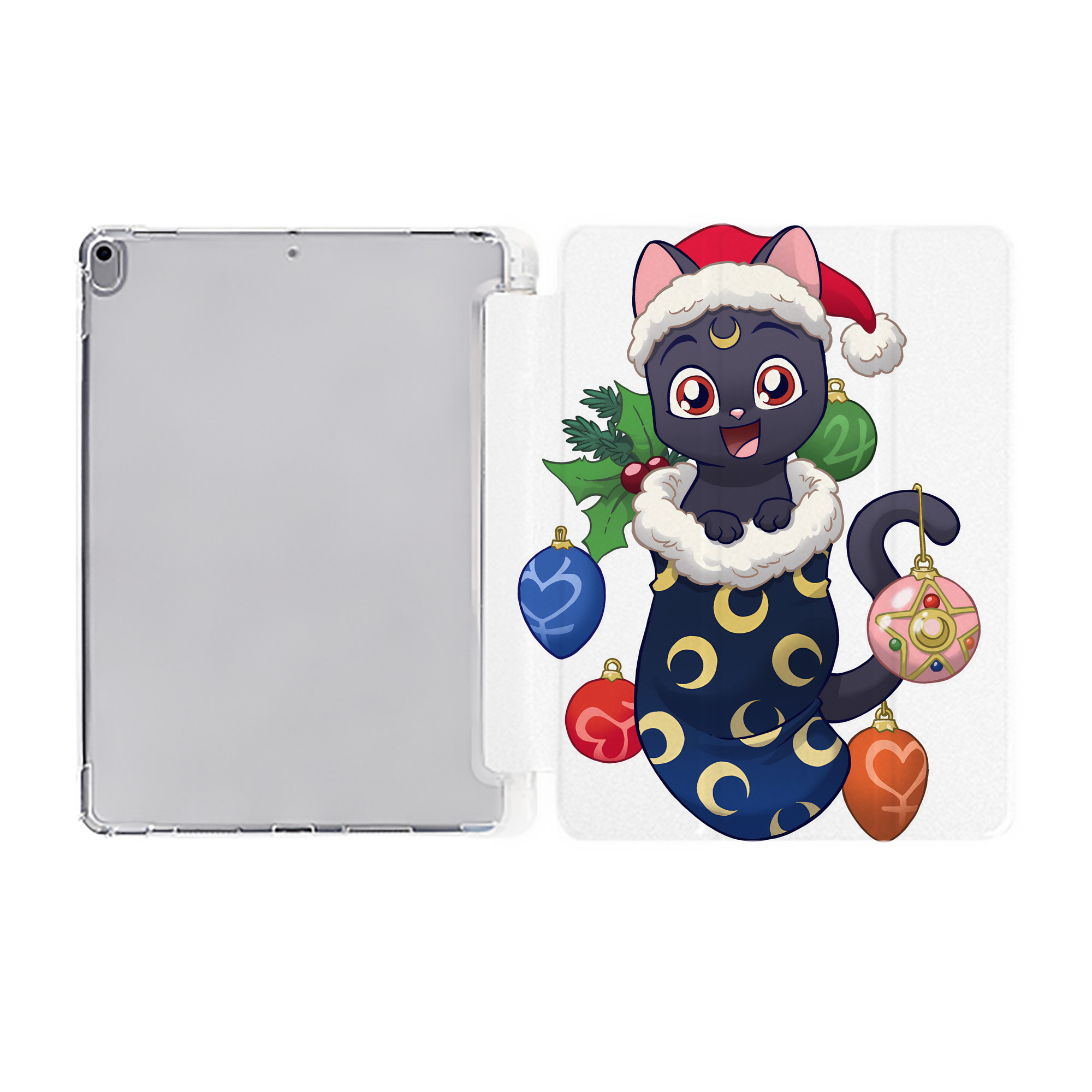（画像用） 美少女戦士セーラームーン Sailor Moon IPad ケース ペン収納付き 三つ折りスタンド PUレザー×シリコン 対応機種9.5/10.5/10.9インチ